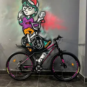 Велосипед Greenland Sunset 26 черный-розовый 2