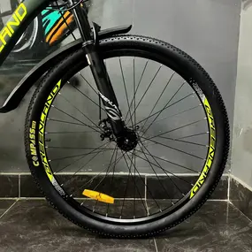 Велосипед Greenland Action 27.5 зеленый-желтый 2