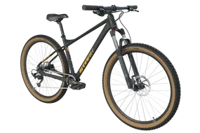 Велосипед Stark'25 Hunter 29.3 HD черный матовый-теплый желтый 1