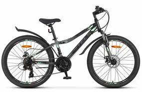 Велосипед Stels Turbo 410 MD черный-зеленый 1