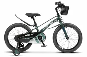 Детский велосипед Stels Joy KB 14 темно- серый/зеленый 1