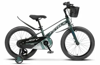 Детский велосипед Stels Joy KB 14 темно- серый/зеленый 1