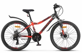 Велосипед Stels Turbo 450 MD черный-красный 1