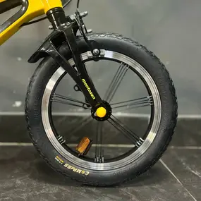 Детский велосипед Montasen M-F800 14 желтый 2