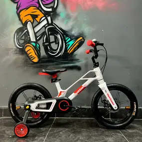 Детский велосипед Montasen MB07 16 белый 3