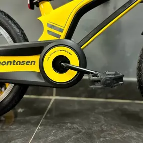 Детский велосипед Montasen M-F800 16 желтый 2