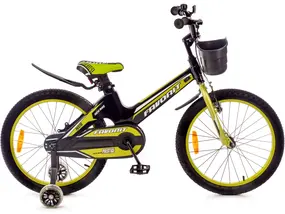 Детский велосипед Favorit Prestige 18 черный-зеленый 1