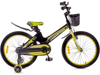 Детский велосипед Favorit Prestige 18 черный-зеленый 1