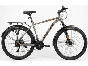 Велосипед Greenland Breeze K 29 серый-оранжевый 1
