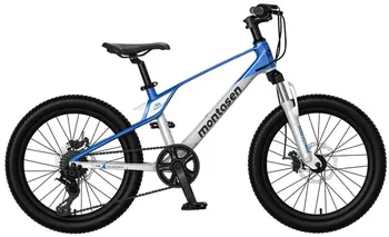 Велосипед Montasen MB10 20 серебристый-синий 1