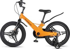 Детский велосипед Maxiscoo Space Deluxe 18 2026 / MSC-S1852D оранжевый глянцевый 1