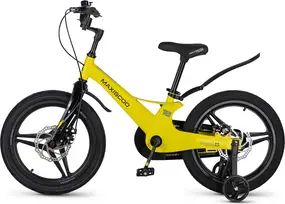 Детский велосипед Maxiscoo Space Deluxe 18 2026 / MSC-S1851D желтый матовый 1