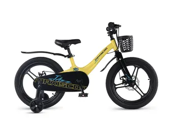 Детский велосипед Maxiscoo Jazz Pro 18 2026 / MSC-J1855P желтый матовый 1