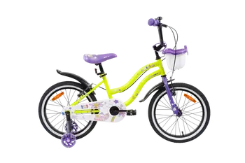Детский велосипед Aist Wiki 16 желтый-фиолетовый 1