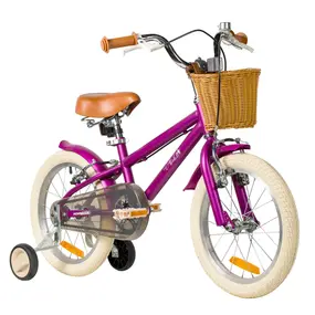 Детский велосипед Novatrack Adele 16 пурпурный 1