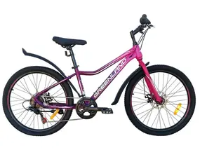 Велосипед Greenland Demetra 7S 24 фиолетовый 1