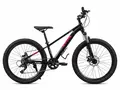 Велосипед Maxter PL1000 suspension 24 черно-розовый 1