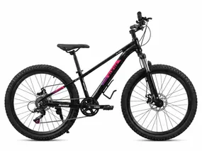 Велосипед Maxter PL1000 suspension 24 черно-розовый 1