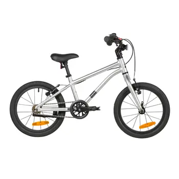 Детский велосипед Novatrack Phantom 16 серебристый 1