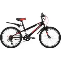 Детский велосипед Novatrack Racer 20 20SH6V.RACER.BK20 (черный/красный, 2020) 2