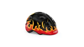 Велошлем детский Met Hooray Black Flames, S, 2026  1
