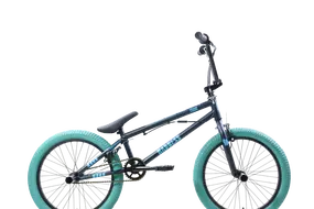 Велосипед Stark'25 Madness BMX 2 темно-еловый матовый/голубой/голубой 1