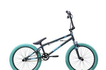 Велосипед Stark'25 Madness BMX 2 темно-еловый матовый/голубой/голубой 1