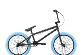 Велосипед Stark'25 Madness BMX 4 серо-фиолетовый/черный/синий 1