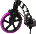 Самокат городской Novatrack Deft 230 Pro черно-фиолетовый 1