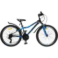 Велосипед Stels Navigator 410 V 24 21-sp V010 2022 (черный/синий) 2