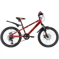Детский велосипед Novatrack Extrime 6.D 2021 20SH6D.EXTREME.RD21 (красный) 1