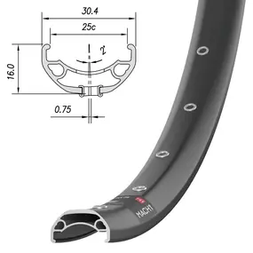 Обод Mach1, KLIXX 25, 27,5" (584x25), 32 отв., FV, пистон., disc, ETR, черный 1