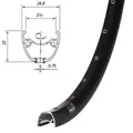 Обод Mach1, TRAXX, 29" (622x21), 32 отв., FV, пистон., disc, черный 1