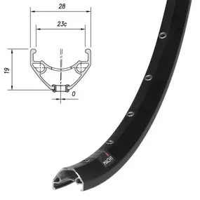 Обод Mach1, CROSS-R 23, 29" (622х23), 32отв., FV, пистон., disc, ETR, черный 1