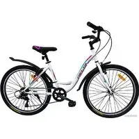Велосипед Delta Butterfly 26 2607 (белый) 1
