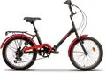 Складной велосипед Aist Smart 20 2.1 черный-красный 1