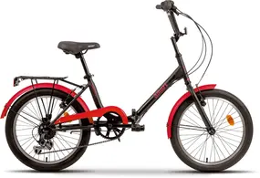 Складной велосипед Aist Smart 20 2.1 черный-красный 1