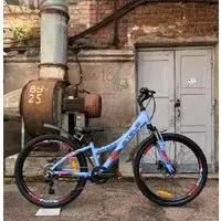 Велосипед Stels Navigator 430 MD 24 V010 2021 (голубой) 2