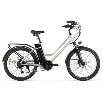 Электровелосипед Eltreco Moon серебристый матовый-3155 1