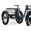 Трёхколёсный электровелосипед Eltreco Porter Fat 500 серебристый матовый-3206 1