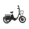Трёхколёсный электровелосипед Eltreco Porter Fat 700 Черный матовый-3208 1