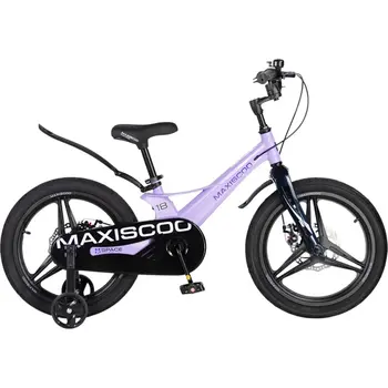 Детский велосипед Maxiscoo Space Deluxe 18 MSC-S1854D лавандовый матовый 1
