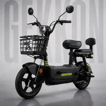 Электроскутер GEKKON EC02 зеленый (АКБ LiFePO4 20 Ah) 1
