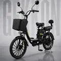 Электровелосипед Gekkon V6 10,4 Ah черный-зеленый 1