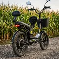 Электровелосипед Gekkon V6 Pro 15,6 Ah черный-зеленый 1