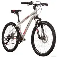 Велосипед Novatrack Action D 2023 24SHD.ACTION.14GR23 (серый) 1