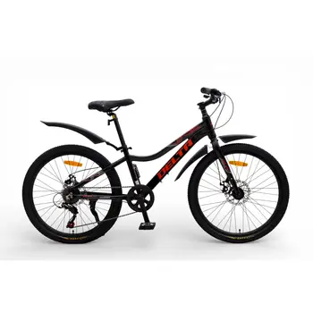Велосипед Delta Flex Pro 24 чёрно-красный 1