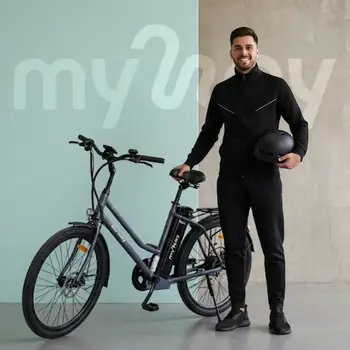 Электровелосипед MyWay Road 240 Pro 26 графитовый матовый 1