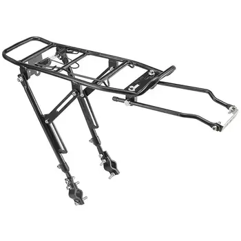 Багажник 24"-28" BLF-H2 STELS регулируемый алюминиевый чёрный 1