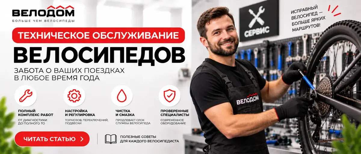  Нужен качественный ремонт или плановое ТО велосипеда? 
